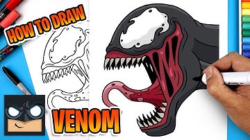 How to Draw Venom | Step by Step Art Lesson for Beginners