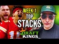 DraftKings Week 1: Best NFL DFS Stacks 🏈