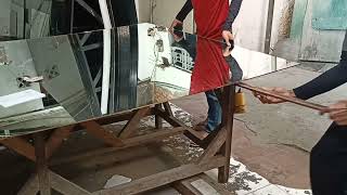 cara potong kaca cermin 5mm