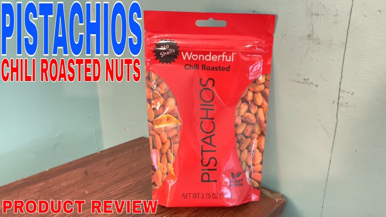 Wonderful Pistachios, No Shells, Chili Roasted Nuts, 5.5oz Resealable