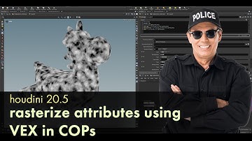 Houdini 20.5 - Rasterize attributes using VEX in COPs