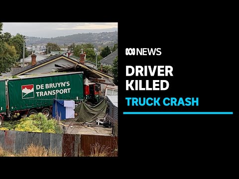 Truck driver dies, two others injured as semi-trailer hits car, house in Launceston 