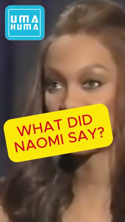 Naomi Campbell Don T Compare Yourself To Me Did Naomi Campbell said THAT to Tyra Banks? You'll never be me!?!? Don