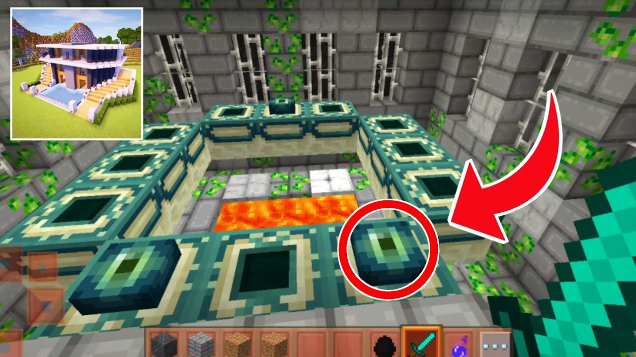 How to Find END PORTAL in Craft World: Master Building Block Game