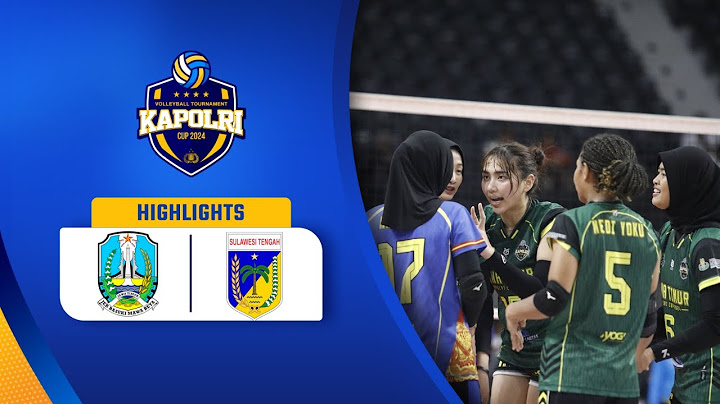 Highlight Kapolri Cup 2024 Putri - Jawa Timur vs Sulawesi Tengah 3-0| Moji