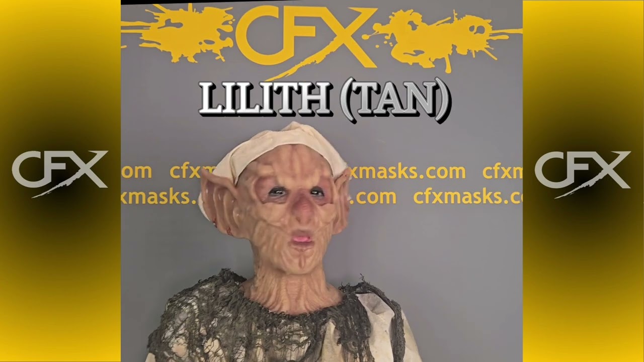 LILITH (TAN) FEMALE SILICONE MASK MOVEMENT VIDEO