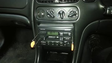 How to remove a Holden VT VX radio, aka Chevrolet Omega Lumina