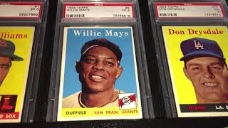 1958 Topps Baseball Cards - Vintage Profile of Key Cards Hall of Famers HOF