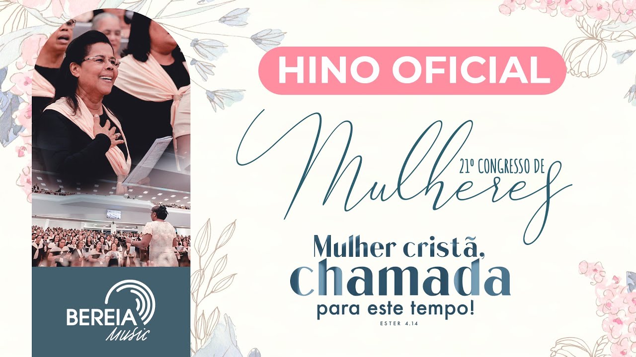 CHAMADA PARA ESTE TEMPO | HINO OFICIAL DO 21º CONGRESSO DE MULHERES DA IEADPE | Lyric VÍdeo