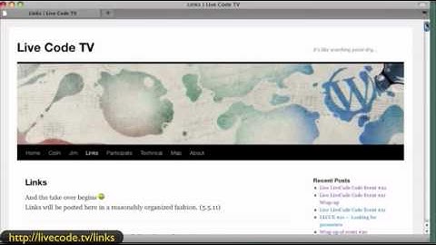 Livecode Links at Livecode.tv Part 1 of 6