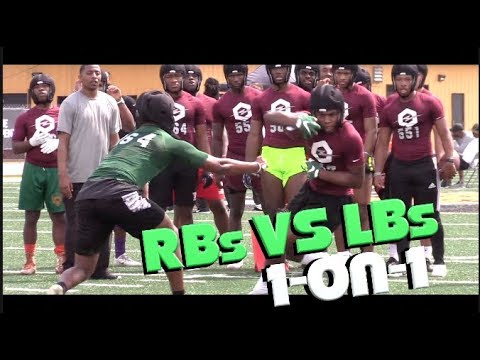 The Opening Regionals ( New Orleans, LA)  1-ON-1 🔥🔥 RBs vs LBs | ACTION PACKED Highlight Mix