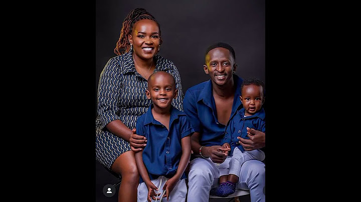 Comedian Njugush with his family ❤️🥰