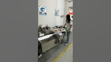 Instant noodles High Sensitivity touch screen food metal detector with pusher rejector#metaldetector