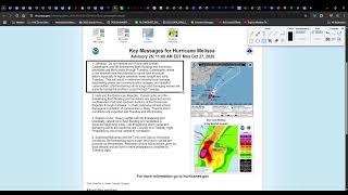 Special coverage on Hurricane Melissa for October 27, 2025