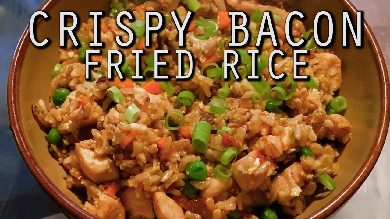 Crispy Bacon Fried Rice | Woo Can Cook - YouTube