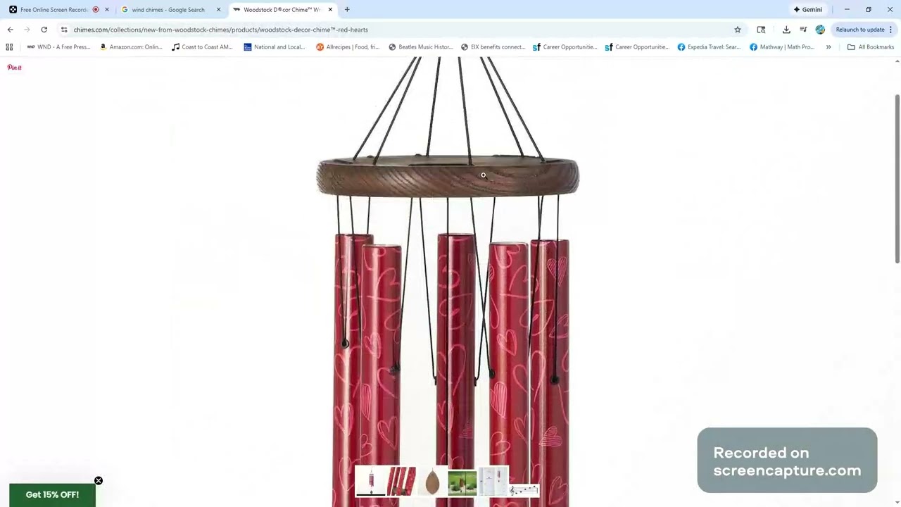 Looking up Wind Chimes on Google because I can.