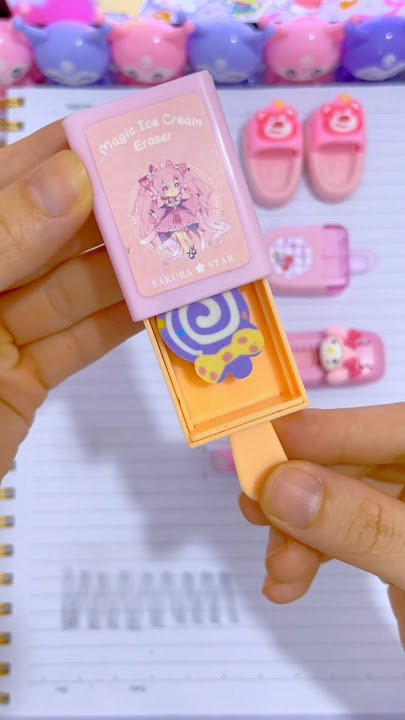 Which eraser do you like the most, 1,2,3,4 or 5?#shortsviral #trending#cute