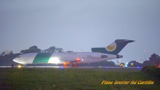 Com um som "Estrondoso", decola o Boeing 727 ex. PR- IOB, novo CX-CLC- Aeroporto Afonso Pena (4k)