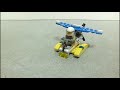 ポリバック!レゴシティ山のポリス水上飛行機30359(再編集)組み立て動画/Lego City Mountain Police Hydroplane 30359