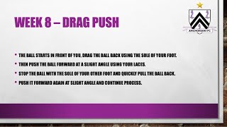 Home Skills Challenge Week 8 - the Drag Push