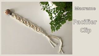 How to make a Pacifier Clip with Beads