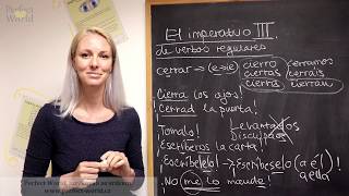 Španělský videotip: Rozkazovací způsob III. (nástrahy pravidelných sloves)