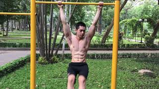 Practicing sports with Đặng Quốc Đạt.