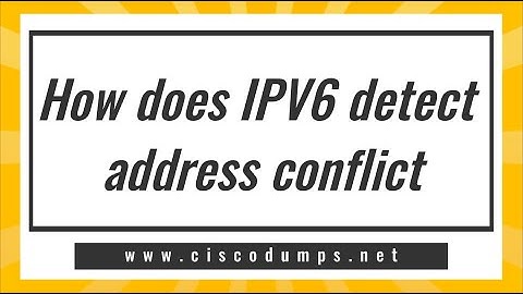 【ThinkMo】 How does IPV6 detect address conflict #Cisco #CCNA #CCNP #CCIE #network