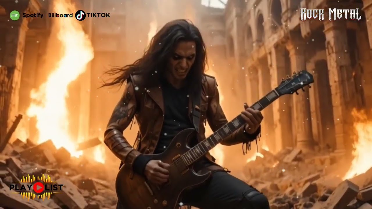 Best Music Rock Metal Instruments 🎸 Firewire Rebellion | Cyber Metal Instrumental Shred