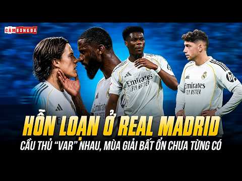 Thumbnail video HỖN LOẠN Ở REAL MADRID: CẦU THỦ “VAR” NHAU, MÙA GIẢI BẤT ỔN CHƯA TỪNG CÓ