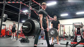 545 Deadlift | Workout with Marshall Crews & Deven Fagan