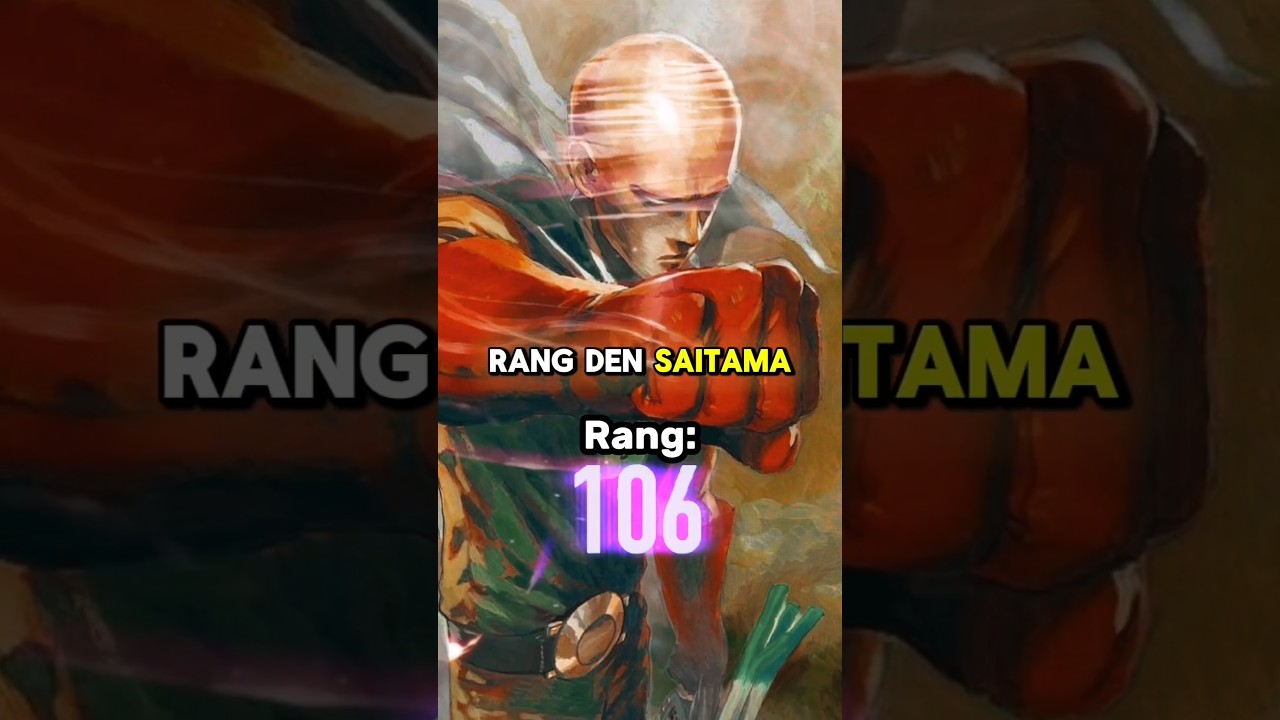 Jeder Rang den Saitama hatte! 🤯☝🏻 
