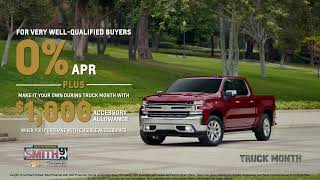 It's Truck Month at Smith Chevy!