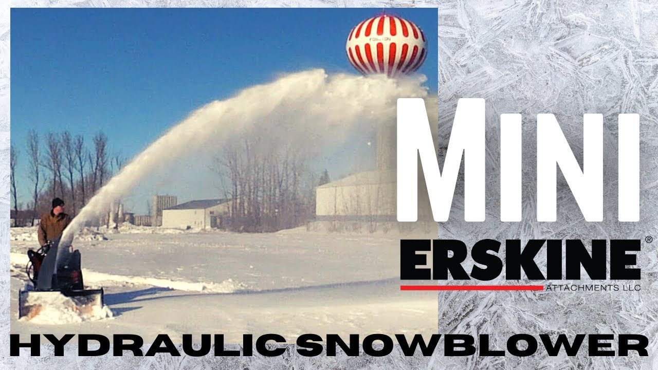 Mini Hydraulic Snowblower for Mini Skid Steer Overview
