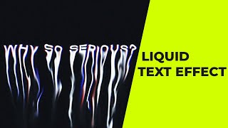Create Stunning RGB Liquid-Melting Text Effects in Photoshop: Step-by-Step Tutorial