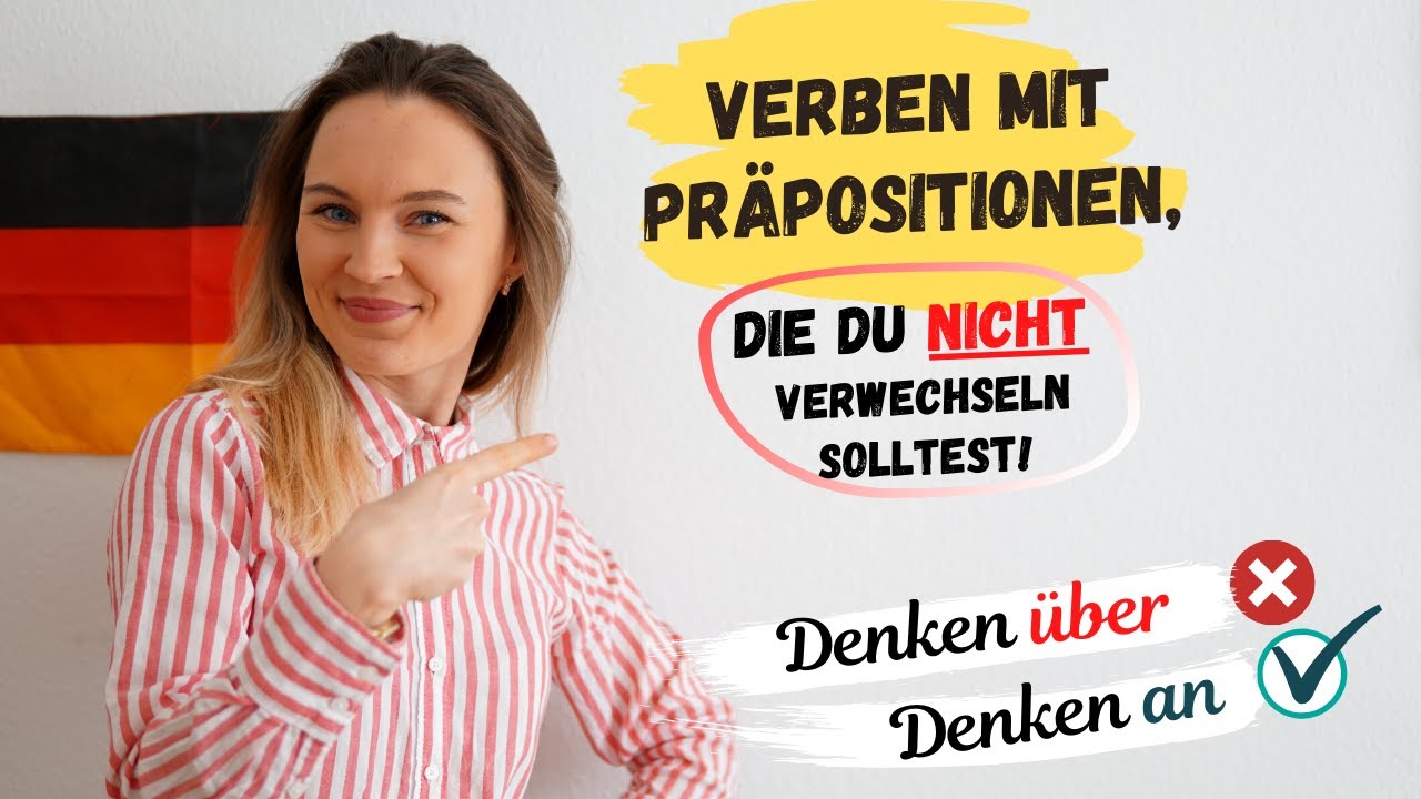 Wichtige Verben mit Präpositionen | Deutsch lernen b1, b2, c1 - YouTube