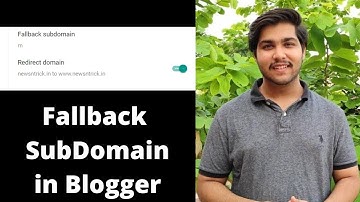 Fallback Subdomain Setup for Blogger Website | Blogger Tips | Piyush Ahuja