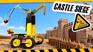 We Built Working LEGO Siege Machines to Attack the Castle