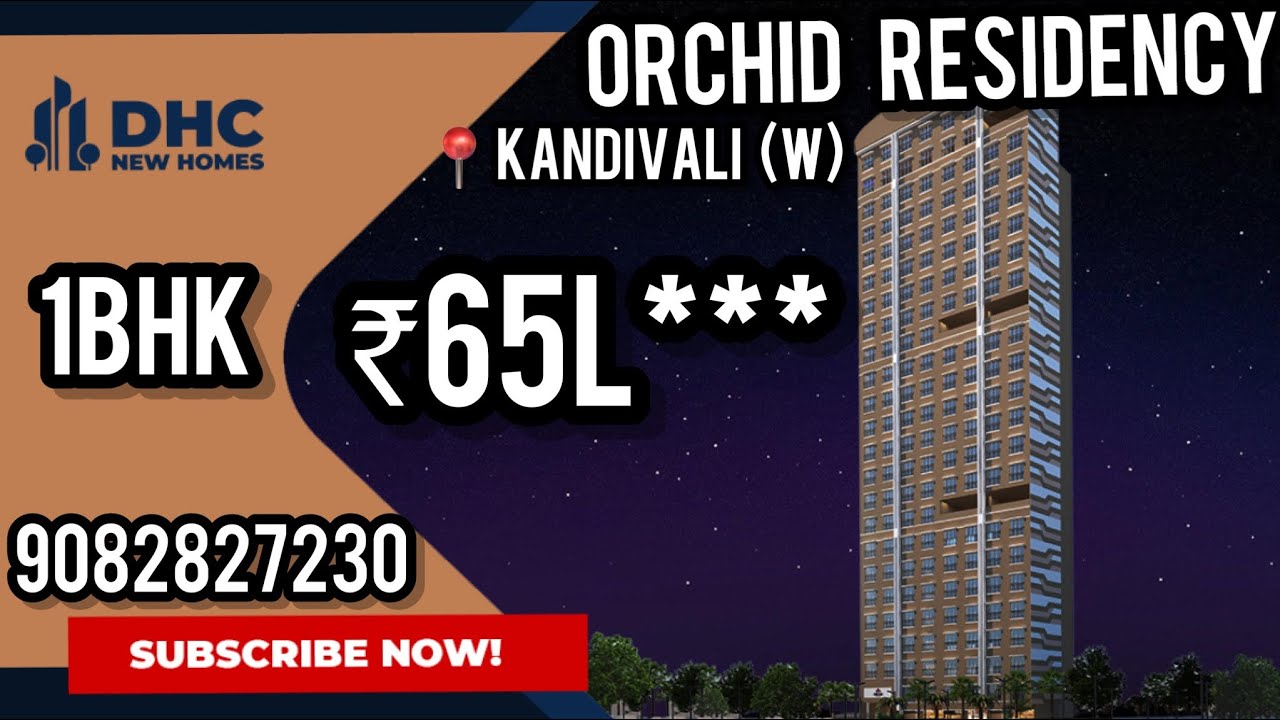 Orchid Residency Kandivali west 1bhk starts at 65 lakhs lowbudget home