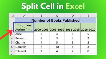 How to SPLIT a Cell Diagonally in Excel (Two Header in a Cell)
