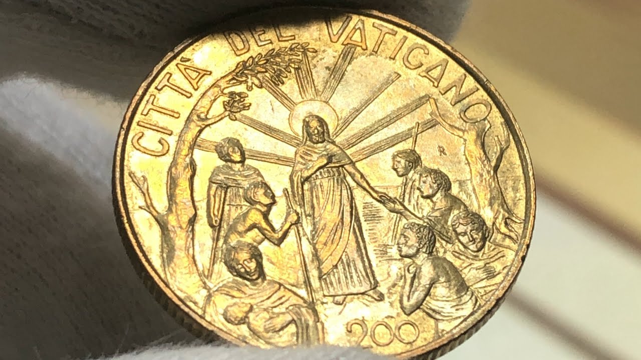 Moneta 200 Lire 1999 della Vaticano