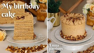 My birthday cake | amande praliné noisette