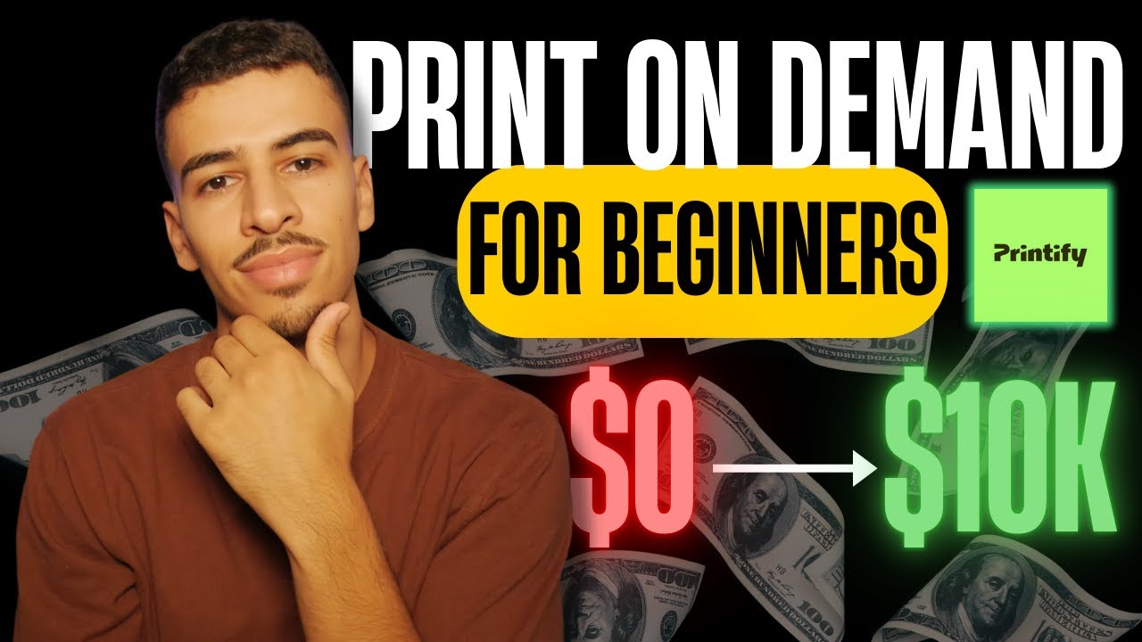 How To Start A Print On Demand T-Shirt Business (With No Money!) - YouTube