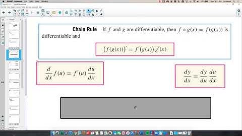 Topic 3.1 - The Chain Rule