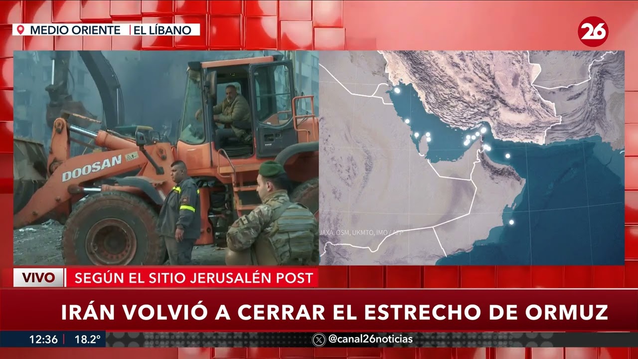 🚨 IRÁN VOLVIÓ A CERRAR EL ESTRECHO DE ORMUZ | Los ataques israelíes al Líbano provocaron esta medida