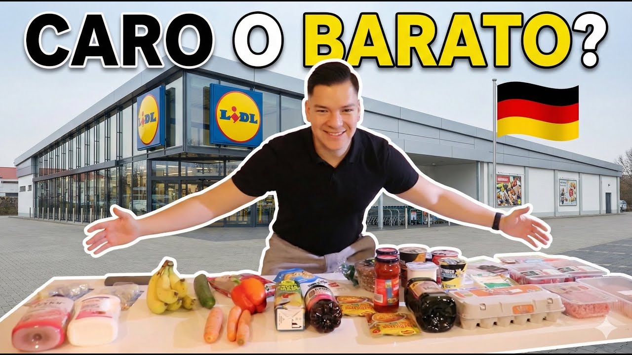 ❌ ¿El Supermercado en Alemania 🇩🇪 es MÁS BARATO que en Ecuador 🇪🇨? | ESTO GASTO por semana 💶