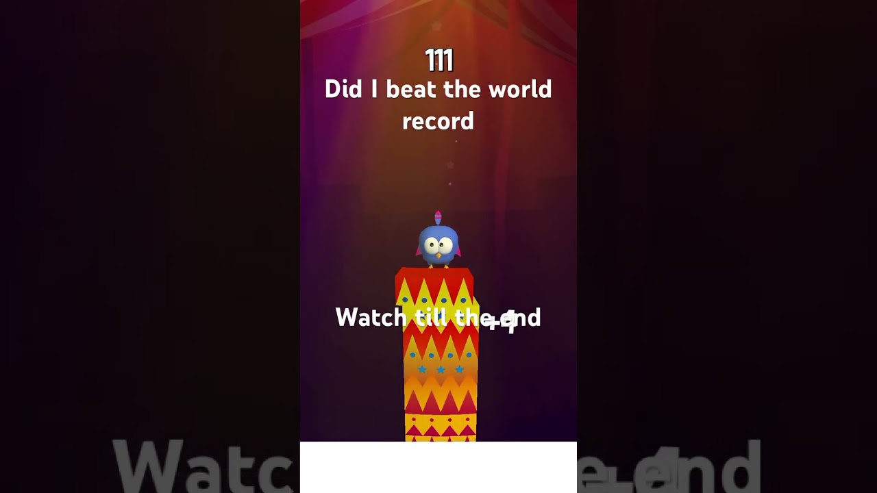 Did I beat stack jump world record