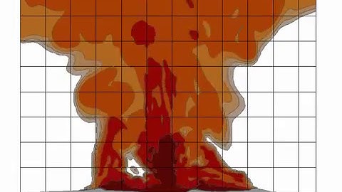 Simulation of a Plinian Eruption at Phlegran Fields