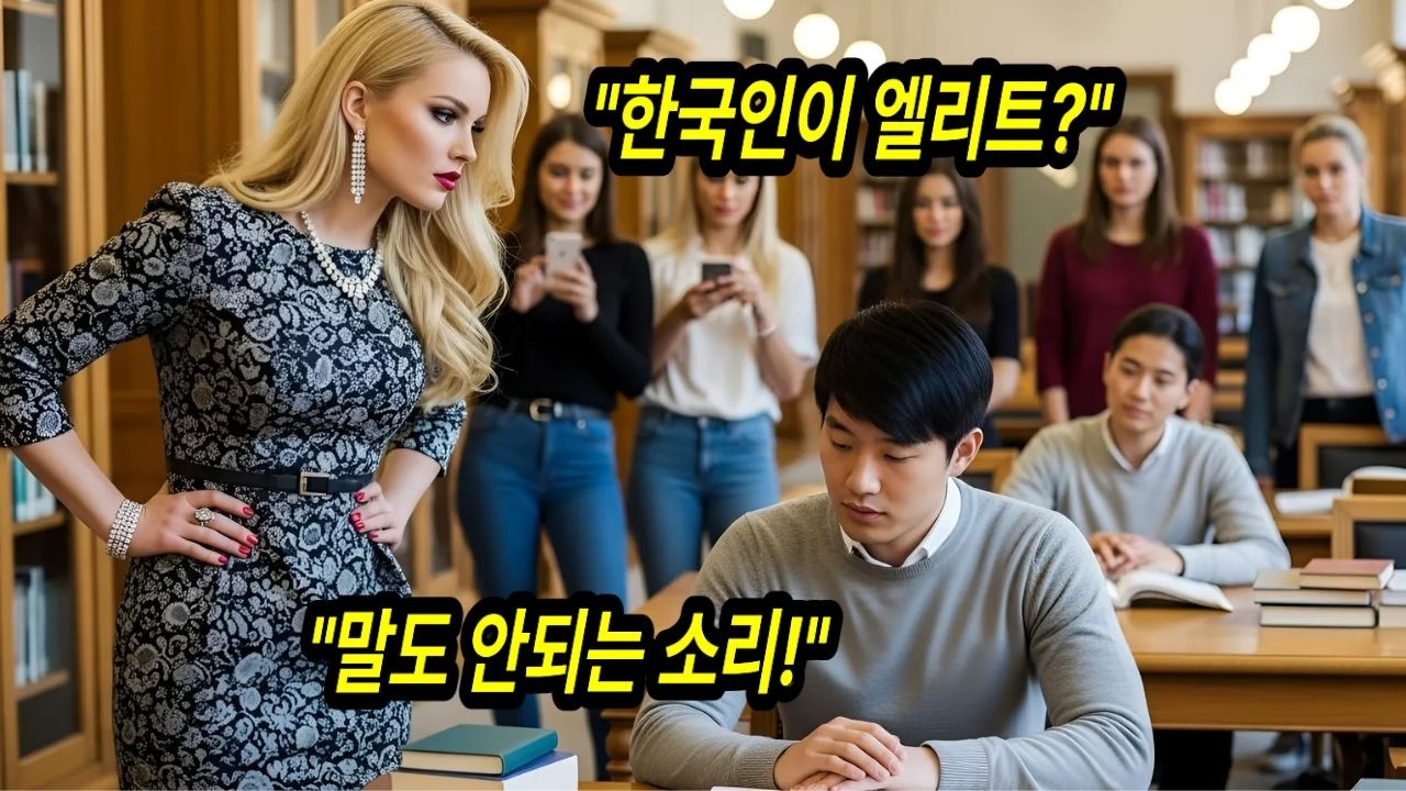 원하는게 뭐야 내가 결혼해줘 도서관에서 공부중인 한국인을 보며 대놓고 조롱하던 미국 재벌2세가의 최후