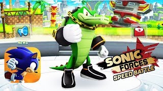 Sonic Forces: Speed Battle With Vector the Crocodile iOS/Android Gameplay